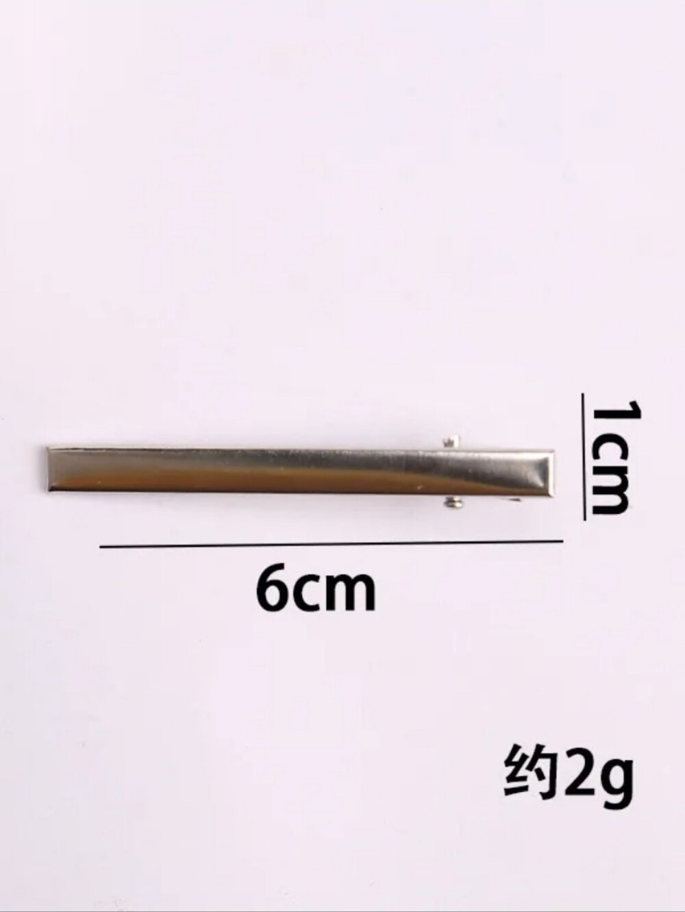 Unisex Hair Barrette Simple Style Metal Headwear Hairpin Duckbill Clip